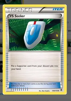 VS Seeker 109/119 Uncommon Phantom Forces Pokemon Card - Image 1