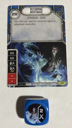 Star Wars Destiny Covert Missions Card & Die #5 Recurring Nightmare - Image 1