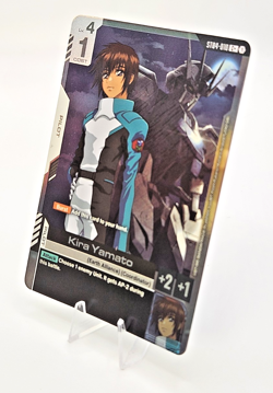 Gundam Card Game ST04-010 C+ Kira Yamato Promo Card English Foil Seed Gundam - Image 3