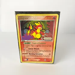 Magmar 21/92 EX Legend Maker Reverse Holo Stamped 2006 Pokemon Card LP - Image 1