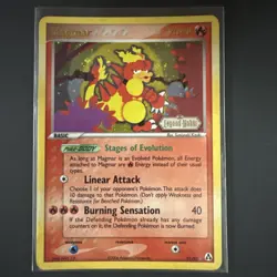 Magmar 21/92 EX Legend Maker Reverse Holo Stamped 2006 Pokemon Card LP - Image 4