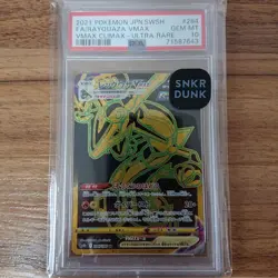 PSA10 Rayquaza VMAX UR Pokemon Card Japanese - Image 1