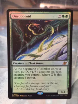 FOIL M 0201 Ouroboroid Mythic Rare Creature Wurm Edge of Eternities EOE MTG Card - Image 1