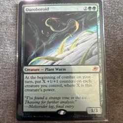 FOIL M 0201 Ouroboroid Mythic Rare Creature Wurm Edge of Eternities EOE MTG Card - Image 1