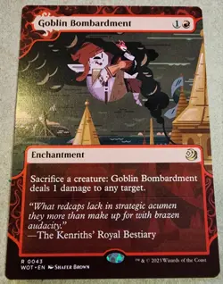 Goblin Bombardment - #43 Regular - Wilds of Eldraine: Enchanting Tales - Mtg - Image 1