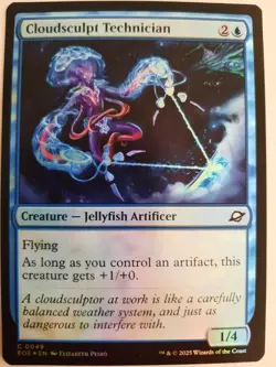 Cloudsculpt Technician #0049 Edge of Eternities MTG Magic NM FOIL - Image 1