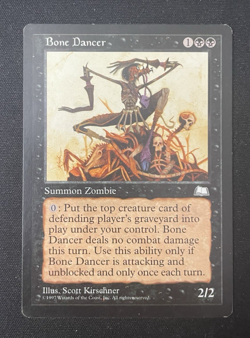Bone Dancer Weatherlight 1997 - Lightly Played - Vintage MTG Magic The Gathering - Image 1