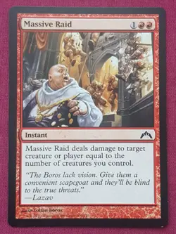 Magic The Gathering GATECRASH MASSIVE RAID red card MTG - Image 1