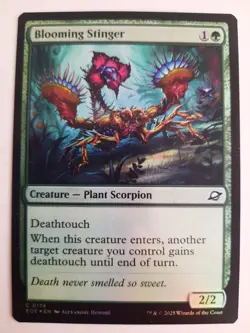 Blooming Stinger #0174 Edge of Eternities MTG Magic NM FOIL - Image 1