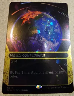 Mana Confluence - #115 (Borderless) (Galaxy Foil) Edge of Eternities - Mtg - Image 1