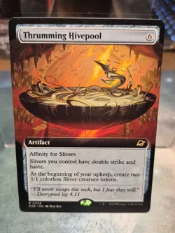 R 0356 Thrumming Hivepool Rare EXTENDED ART Rare Edge of Eternities MTG EOE - Image 1