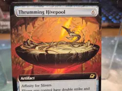 R 0356 Thrumming Hivepool Rare EXTENDED ART Rare Edge of Eternities MTG EOE - Image 2