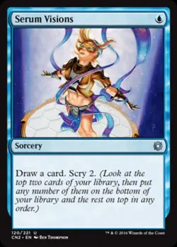 Serum Visions - Light Play MTG Conspiracy: Take the Crown - Image 1