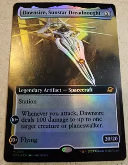Dawnsire, Sunstar Dreadnought - #351 Foil (Extended Art) Edge of Eternities -Mtg - Image 1