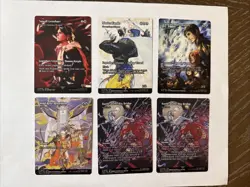 10 Various MTG Showcase Final Fantasy Cards Free Shipping List in Description - Image 1