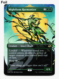 Mightform Harmonizer (Borderless) - FOIL - Edge of Eternities - MTG NM/M 🌳🌳 - Image 1