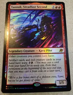 Tannuk, Steadfast Second - #162 Foil - Edge of Eternities - Mtg - Image 1