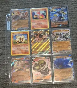 Pokemon Binder Collection Lot Of Cards Rares Holos Lot - Image 1