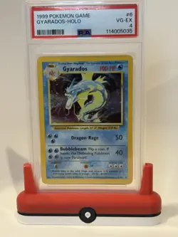 1999 POKEMON BASE SET UNLIMITED #6 GYARADOS-HOLO PSA 4 - Image 1