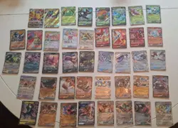 Lot Of 42 Ultra Rare Pokemon Cards! No Duplicates! Ex, V and Full Arts - Image 1