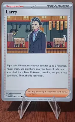 Pokemon Paradox Rift Larry - 165/182 - Scarlet & Violet - Image 1