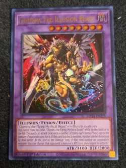 Yugioh x1 Chimera the Illusion Beast MP24-EN219 1st Ed Ultra Rare (Near Mint!) - Image 1