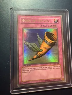 Horn of Heaven MRD-130 Metal Raiders 1st Edition LP yugioh - Image 1