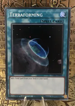 Terraforming RA04-EN084 Quarter Century Stampede 1st Ed. Yugioh! NM Super Rare - Image 1