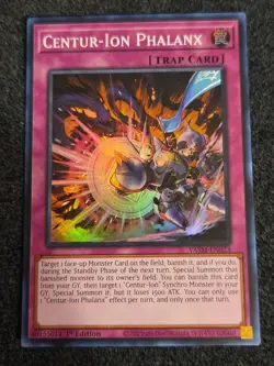 Yugioh! Centur-Ion Phalanx - VASM-EN023 - Super Rare - 1st Edition Near Mint, En - Image 1