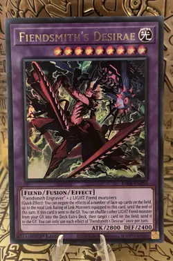 Fiendsmith's Desirae (UR) RA04-EN056 Quarter Century Stampede 1st Ed. YUGIOH! NM - Image 1