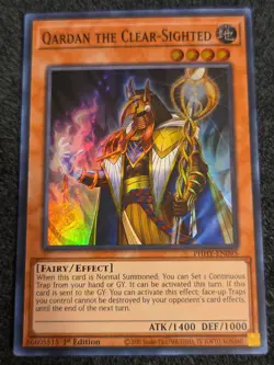1x (NM) Qardan the Clear-Sighted - PHHY-EN095 - Super Rare - 1st Edition YuGiOh - Image 1