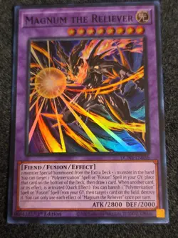 Yugioh Magnum the Reliever Super Rare DUNE-EN036 1st Ed Near Mint - Image 1