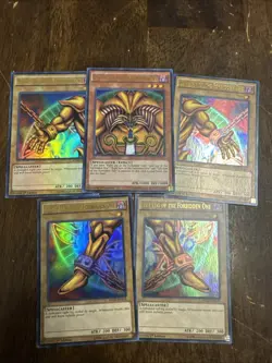 yugioh exodia the forbidden one complete set ygld ultra rare S028 - Image 1