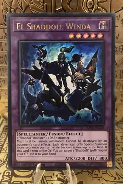 El Shaddoll Winda (UR) RA04-EN052 Quarter Century Stampede 1st Ed. Yugioh! NM - Image 1
