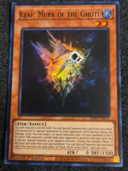 Yugioh Keaf, Murk of the Ghoti PHNI-EN015 1st Edition Super Rare NM - Image 1