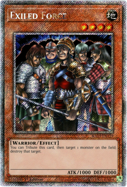 YuGiOh! Exiled Force - RA03-EN119 - Platinum Secret Rare 1st Edition - NM/M - Image 1