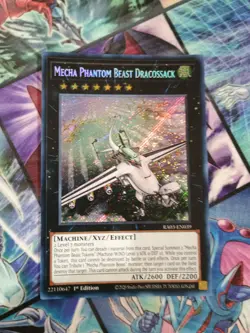 Yugioh! Mecha Phantom Beast Dracossack - RA03-EN039 - Secret Rare - 1st Edition - Image 1