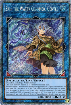 YuGiOh! Eria the Water Charmer, Gentle RA03-EN047 Platinum Secret Rare 1st Editi - Image 1
