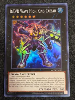 Yugioh D/D/D Wave High King Caesar OP24-EN009 Super Rare NM - Image 1