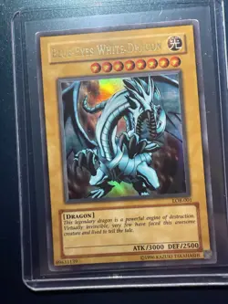 🔥 YUGIOH Blue-Eyes White Dragon LOB-001 Original Print Unlimited MP🔥 - Image 2