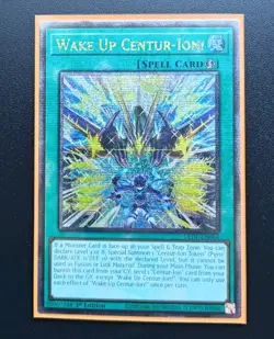 Yugioh Wake Up Centur-Ion! LEDE-EN064 Quarter Century Secret Rare 1st Edition NM - Image 1