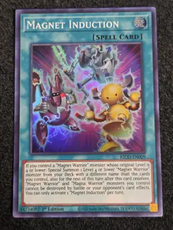 Yugioh! Magnet Induction - KICO-EN009 - Super Rare - 1st Edition Mint/NM X1 - Image 1