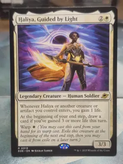 R 0019 Haliya, Guided by Light Edge of Eternities MTG Card Human EOE Human - Image 1