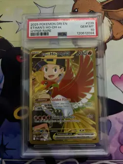 Ethan's Ho-Oh EX 239/182 Sv10: Destined Rivals Hyper Rare Card PSA 10 - Image 2