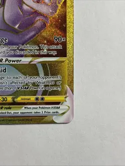 PSA 10 HIGH POTENTIAL Pokemon Go TCG Mewtwo v Star Gold Card 086/078 Secret Rare - Image 4