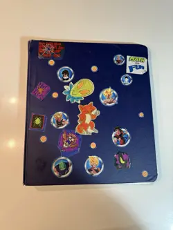 Huge Pokemon Collection Binder Vintage Card Lot Cards Mixed - Image 1