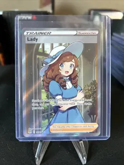 Lady Full Art Trainer Lost Origin 193/196 Pokemon TCG Card / Pack Fresh New - Image 1