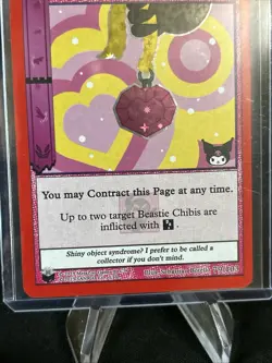 HOLO CHIBI PENDULUM Card # 79/103 MetaZoo Sanrio / Pack Fresh New - Image 3