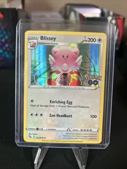 Blissey 52/78 - Pokemon GO - Holo - Rare - Pokemon Card TCG / Pack Fresh New - Image 1