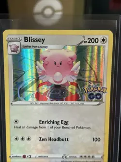 Blissey 52/78 - Pokemon GO - Holo - Rare - Pokemon Card TCG / Pack Fresh New - Image 2